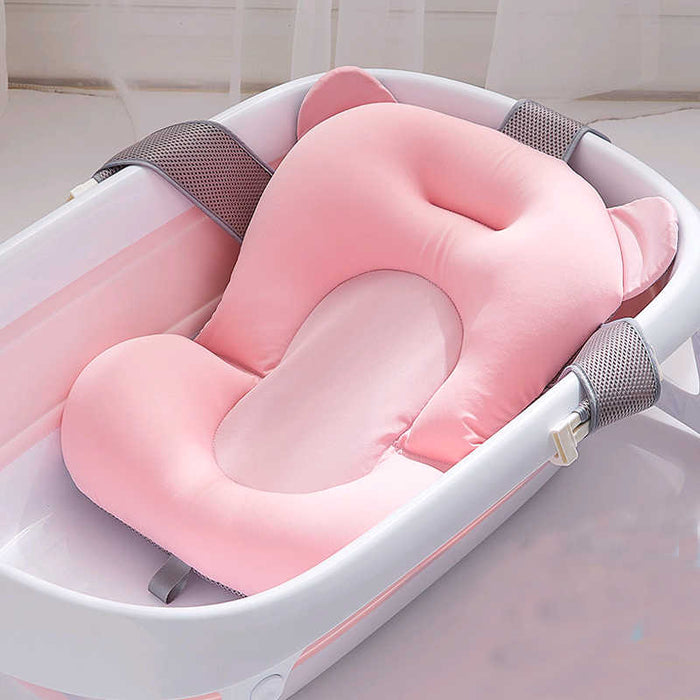 Bathtub Cushion, Infant Bath Support (Pink)