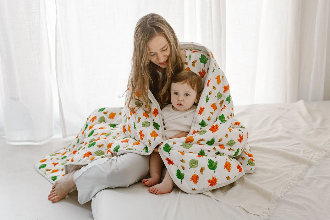 Medium Quilted Winter Blanket 3.2 TOG Eric Carle Autumn Leaves little dinosaur kids boutique