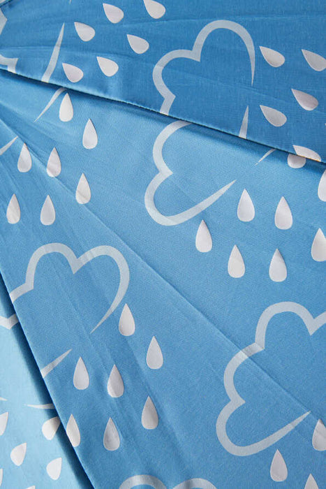 Little Kids Colour-Revealing Umbrella in Baby Blue