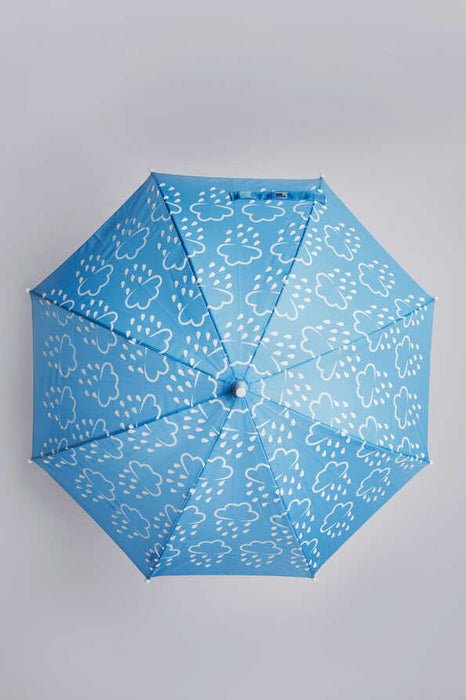 Little Kids Colour-Revealing Umbrella in Baby Blue