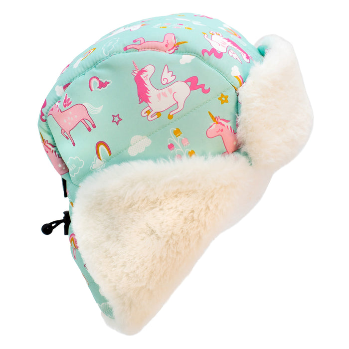 Toasty-Dry Trapper Hat | Unicorn