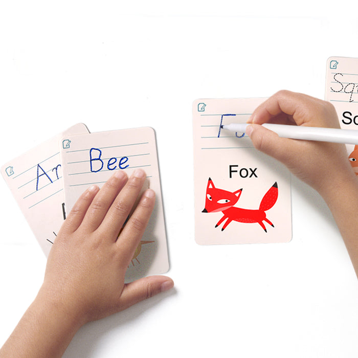 Kids Learning Toys – Write and Wipe Activity Cards-1+2=3 Cards