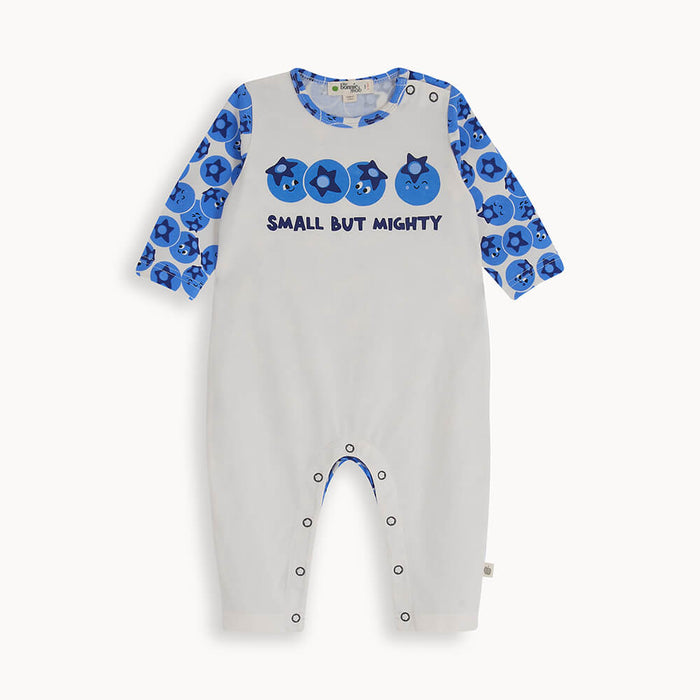 MOTEL - 'Small But Mighty' Blueberry Playsuit