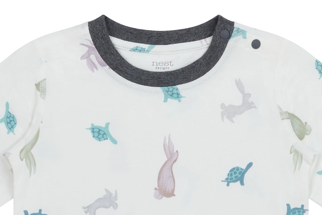 Bamboo Two-Piece Long Sleeve PJ Set - The Tortoise & The Hare