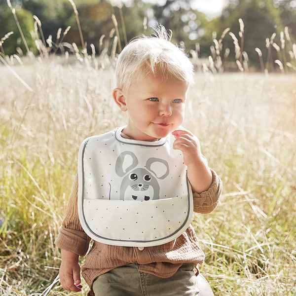 Baby Bib - Forest Mouse Max
