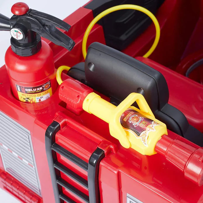 Fire Truck with Simulated Fireman Equipment 12V