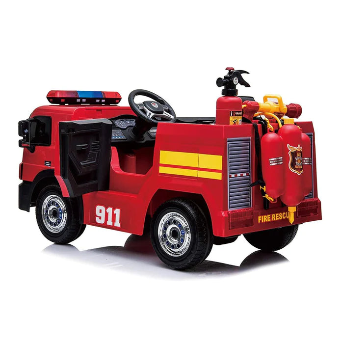Fire Truck with Simulated Fireman Equipment 12V