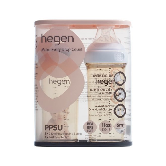 Hegen PCTO 330ml/11oz Feeding Bottle PPSU (2-pack)