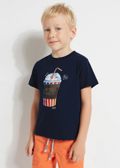 Interactive Motif T-shirt Sustainable Cotton Boy
