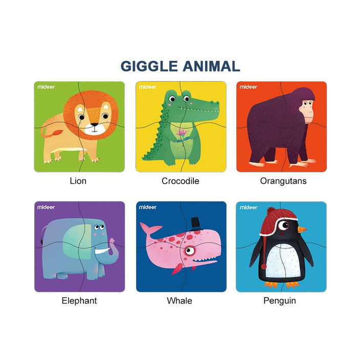 Discover Fun – Early Learning Wooden Puzzles – 24 Pieces
