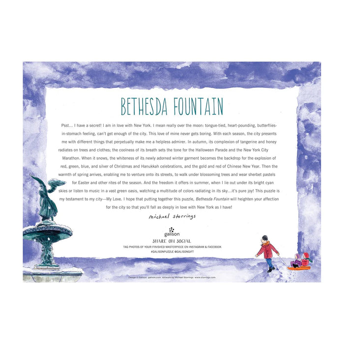 Michael Storrings Bethesda Fountain 1000 Piece